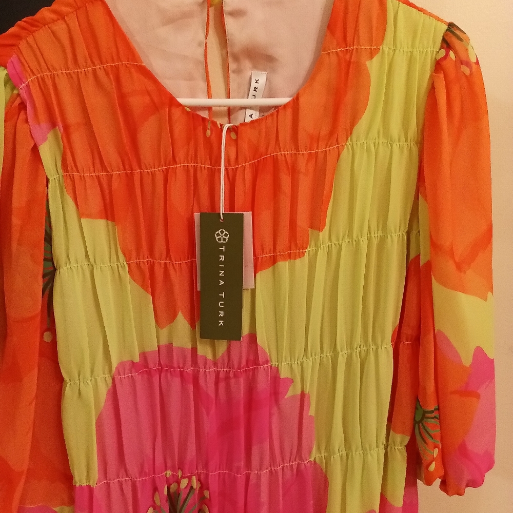 Trina turk s long sleeve spring dress